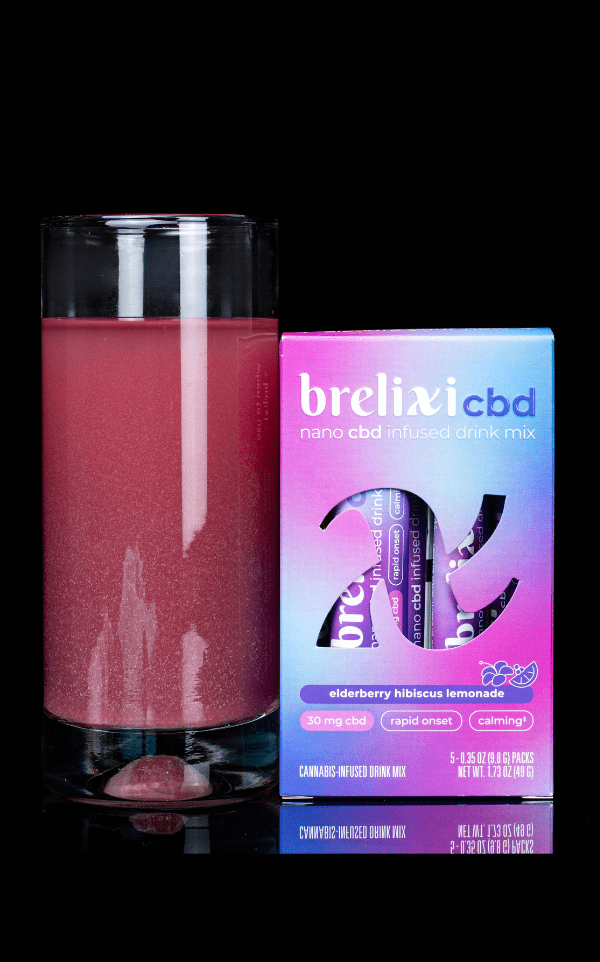 nano cbd-infused lemonade drink mix with electrolytes ~ brelixi